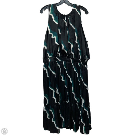 Dress Casual Midi By Lane Bryant In Black, Size: 3x