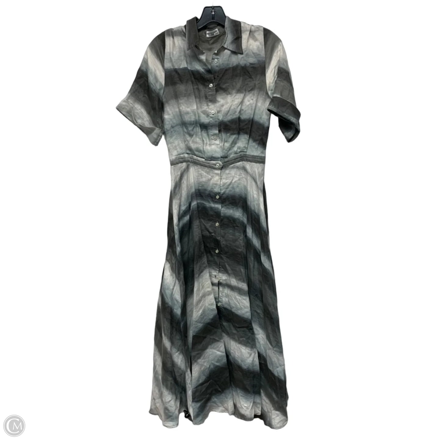 Dress Casual Short By OFFICINE GENERALE In Green & Grey, Size: Xs