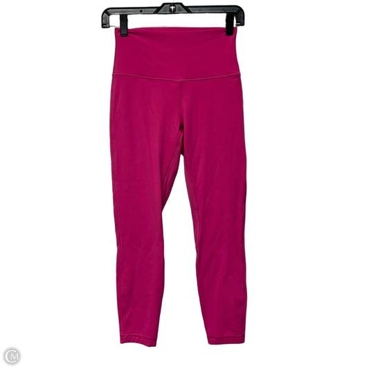 Athletic Leggings By Lululemon In Pink, Size: S