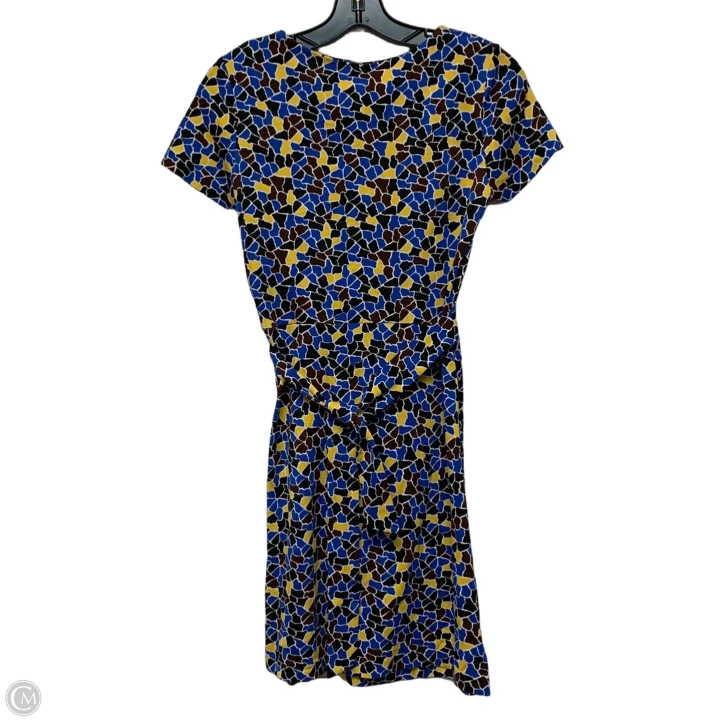 Dress Designer By Diane Von Furstenberg In Blue & Yellow, Size: 2