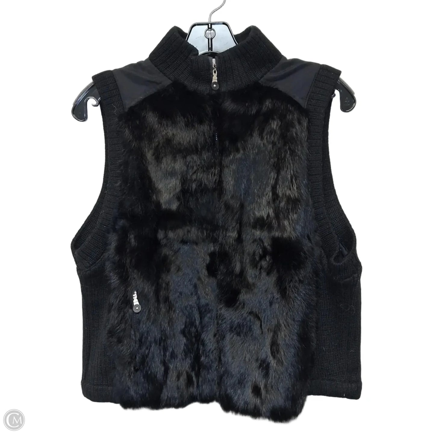 Vest Faux Fur & Sherpa By Jamie Sadock In Black, Size: S
