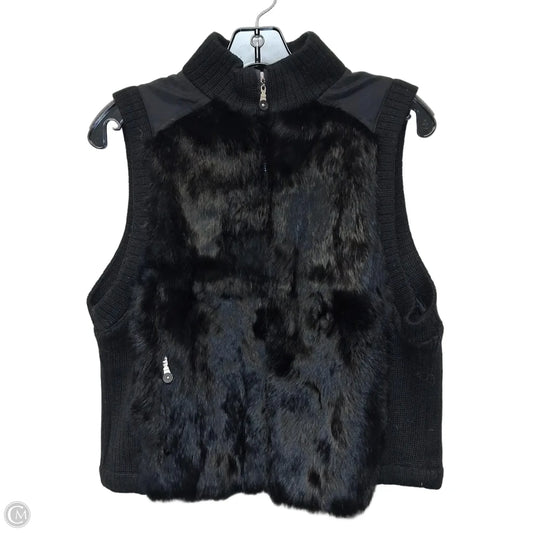 Vest Faux Fur & Sherpa By Jamie Sadock In Black, Size: S