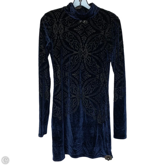 Dress Casual Short By Free People In Black & Blue, Size: M