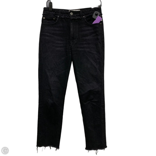 Jeans Skinny By Reformation In Black Denim, Size: 4