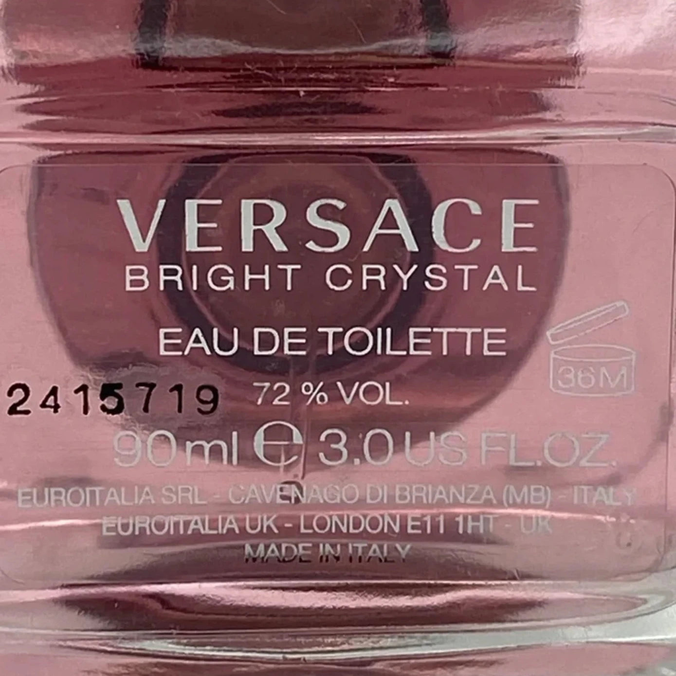 Fragrance Luxury Designer By Versace, Size: 3 fl oz