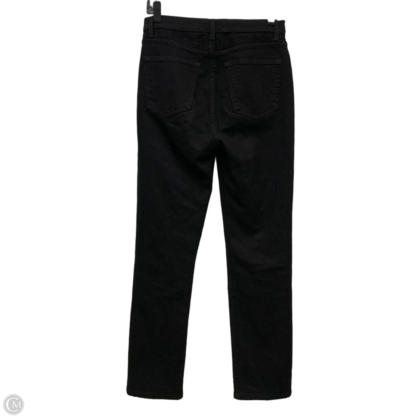 Jeans Straight By Reformation In Black Denim, Size: 6