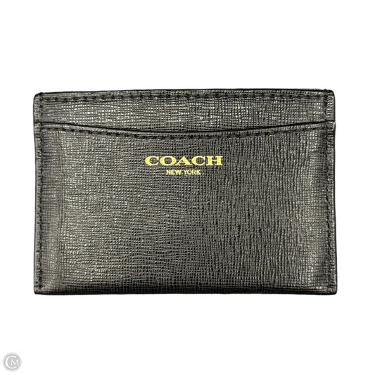 Id/card Holder Designer By Coach