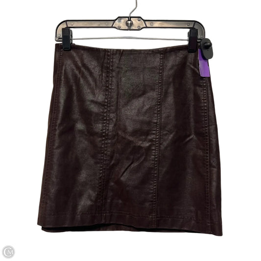 Skirt Mini & Short By Free People In Brown, Size: 12