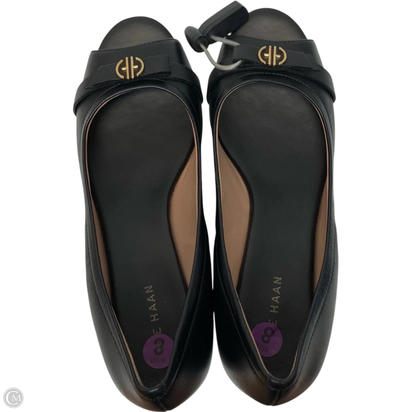Shoes Heels Wedge By Cole-haan In Black, Size: 8