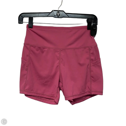 Athletic Shorts In Pink, Size: S