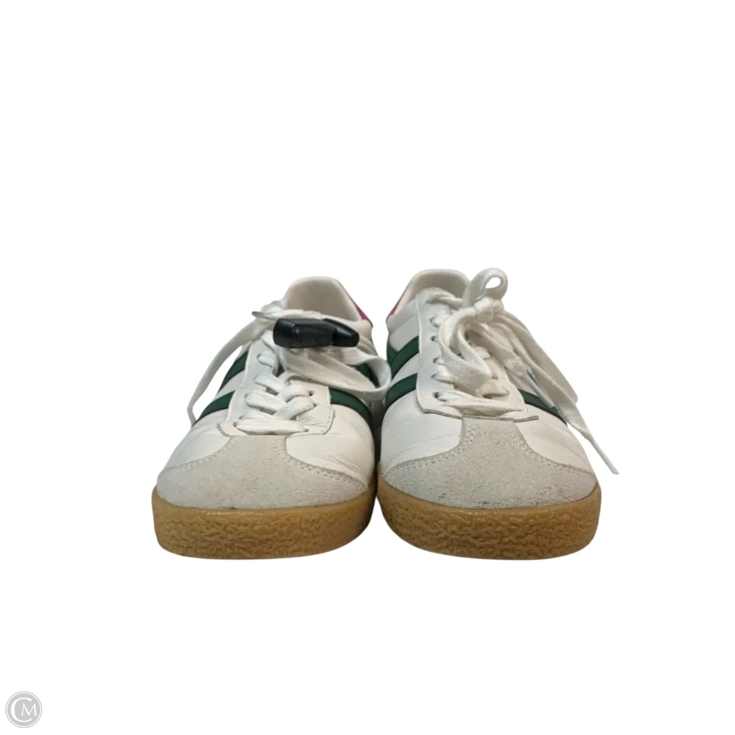 Shoes Sneakers By Gola In Green & White, Size: 8