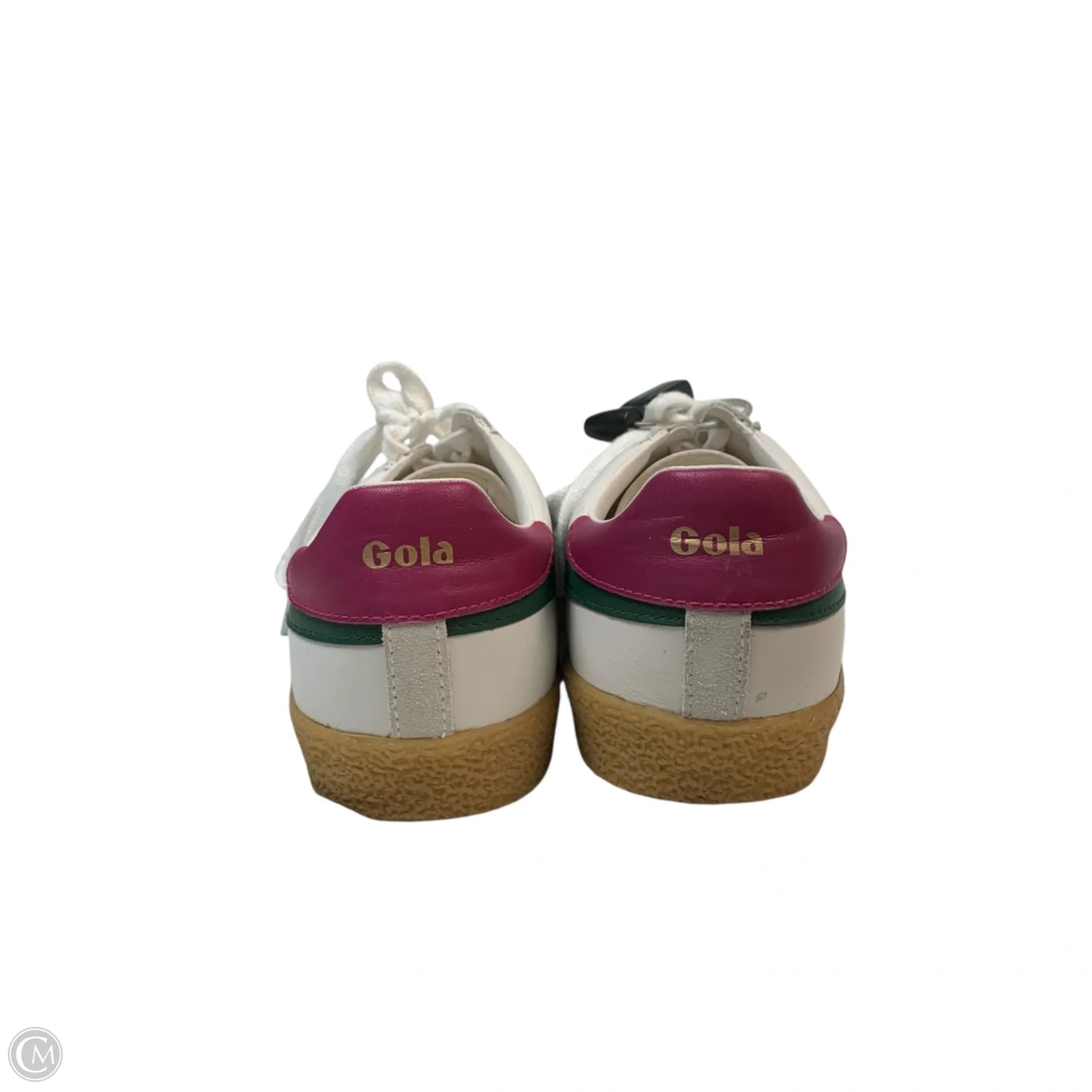 Shoes Sneakers By Gola In Green & White, Size: 8