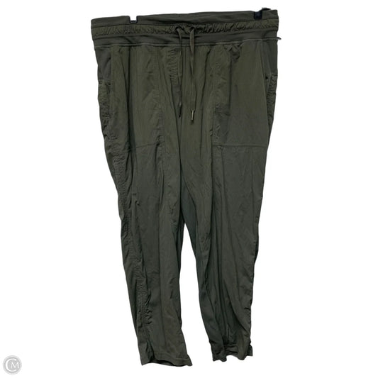 Athletic Pants By Lululemon In Green, Size: L