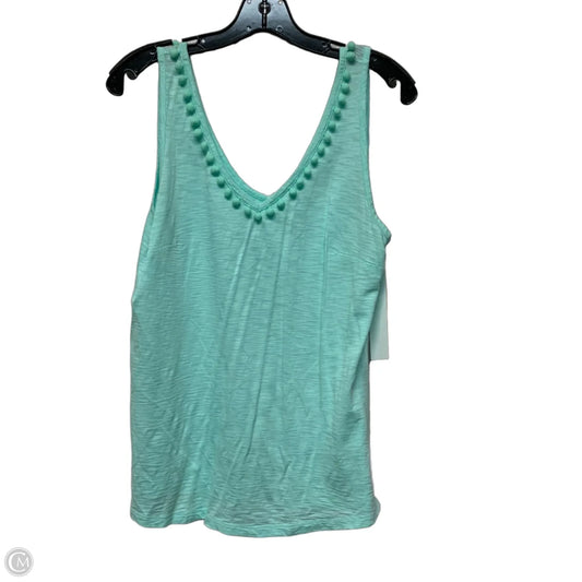 Top Sleeveless Designer By Lilly Pulitzer In Blue, Size: M