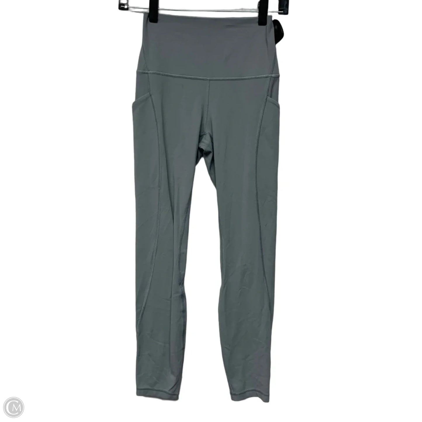 Athletic Leggings By Lululemon In Grey, Size: S
