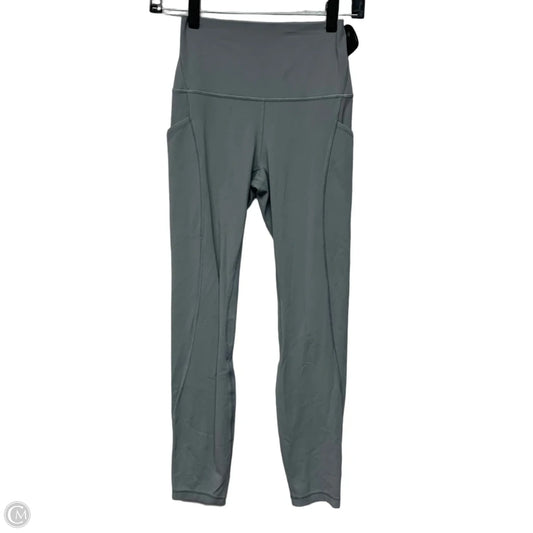 Athletic Leggings By Lululemon In Grey, Size: S