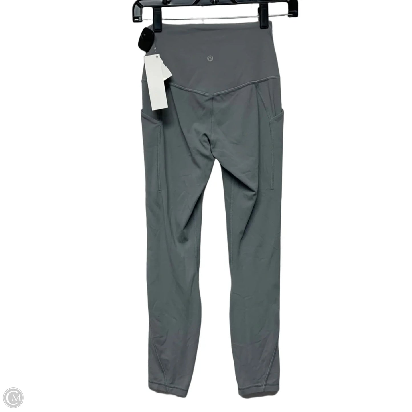 Athletic Leggings By Lululemon In Grey, Size: S