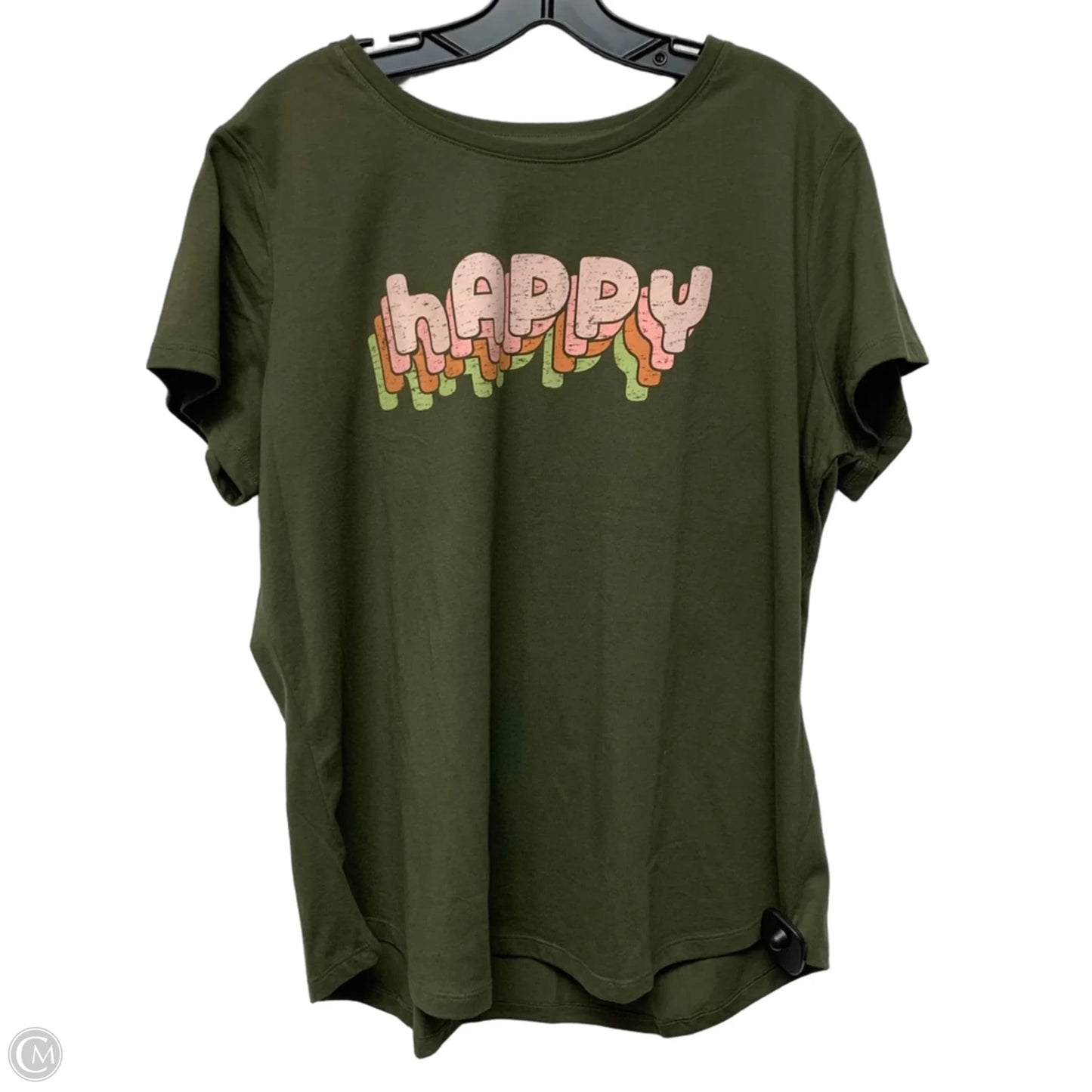 Top Short Sleeve By Sonoma In Green, Size: Xxl