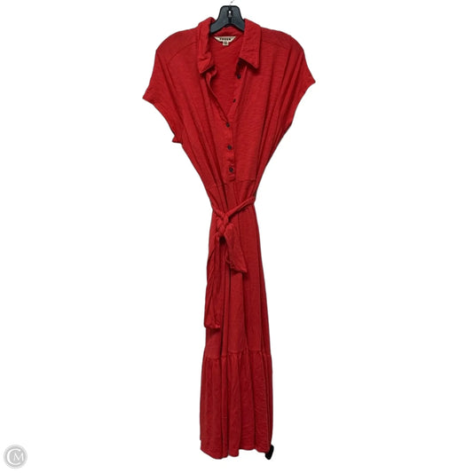Dress Casual Maxi By Boden In Red, Size: L