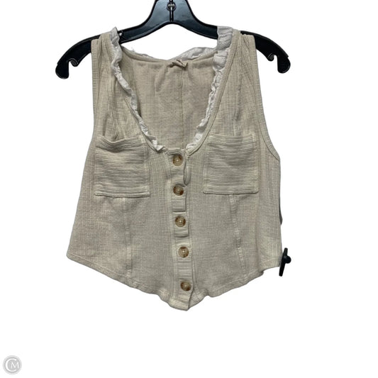 Top Sleeveless By Pilcro In Cream, Size: Xs