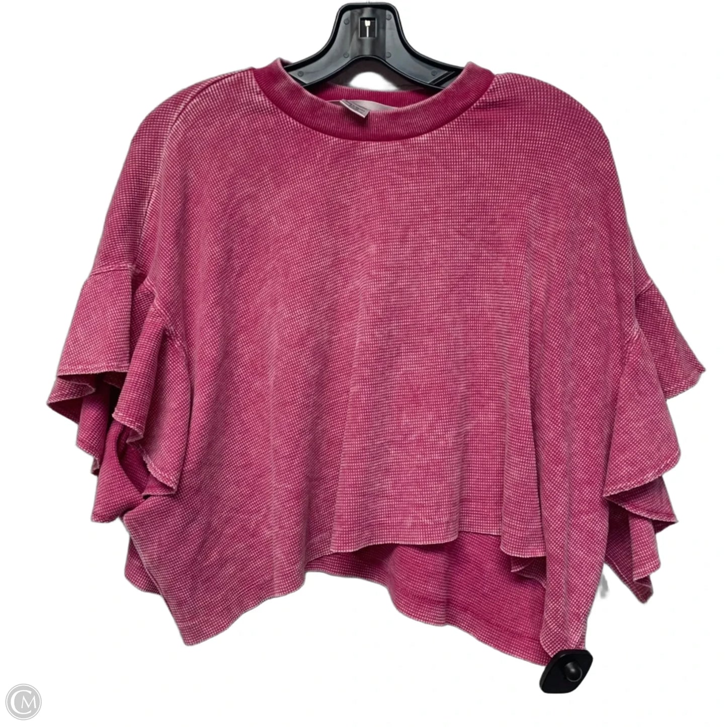 Top Short Sleeve By Altard State In Pink, Size: L
