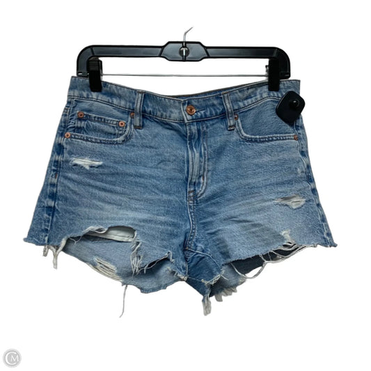 Shorts By American Eagle In Blue Denim, Size: 4