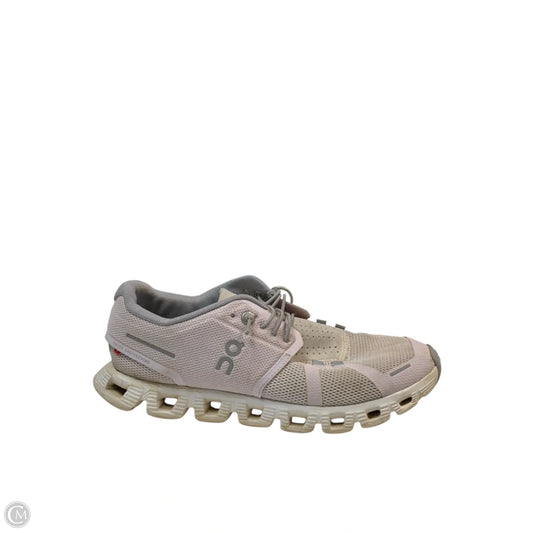 Shoes Athletic By On Cloud In Purple & White, Size: 6.5