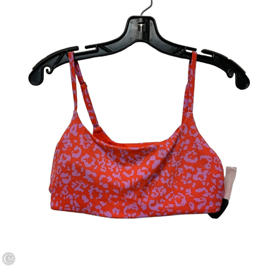 Swimsuit Top By Athleta In Orange & Purple, Size: M