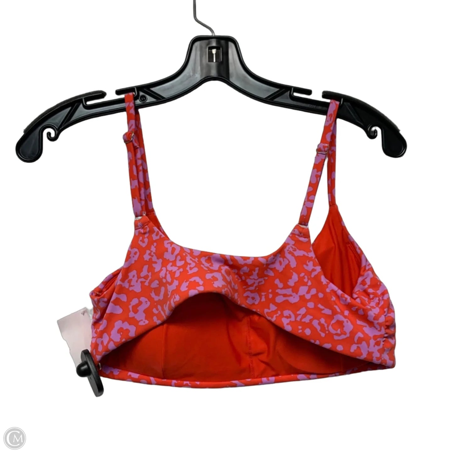 Swimsuit Top By Athleta In Orange & Purple, Size: M