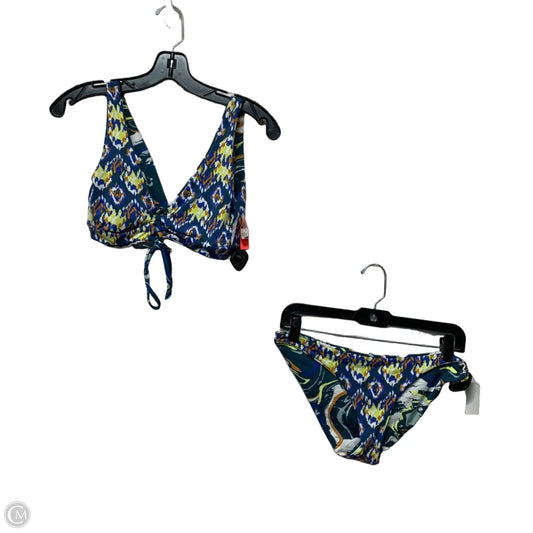 Swimsuit 2pc Reversible By Maaji In Blue & Yellow, Size: L