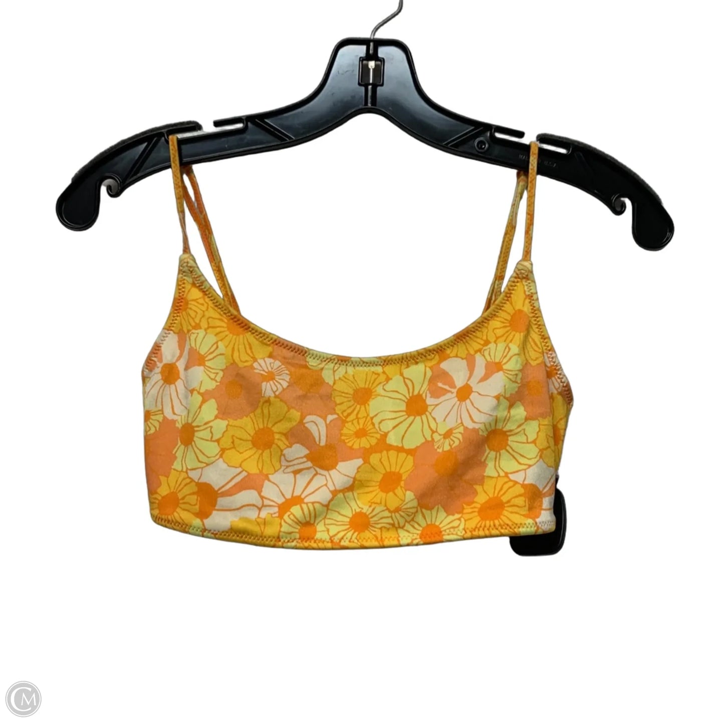 Swimsuit Top By Triangl In Yellow, Size: Xl