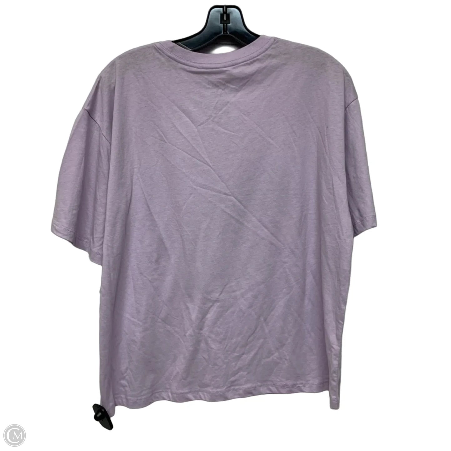 Top Short Sleeve By Mighty Fine In Blue & Purple, Size: L