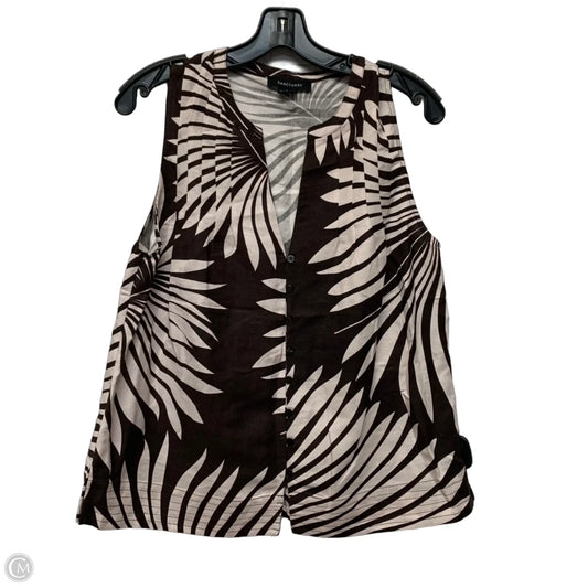 Top Sleeveless By Sanctuary In Brown & White, Size: S