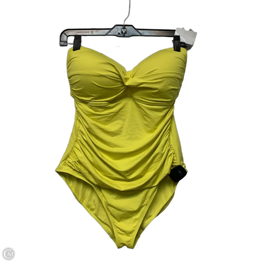 Swimsuit By Anne Cole In Chartreuse, Size: L