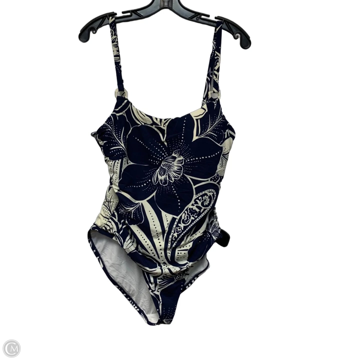 Swimsuit By La Blanca In Blue & White, Size: L
