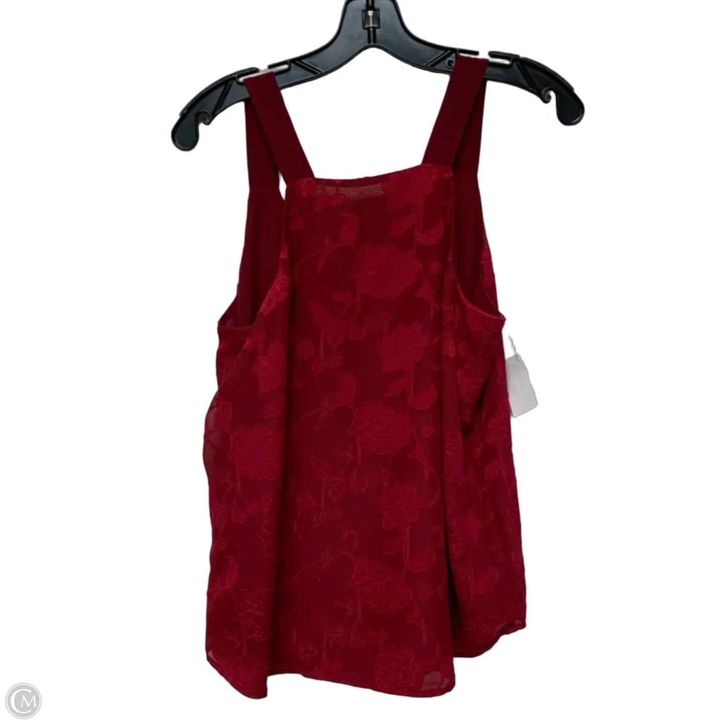 Top Sleeveless By Loft In Red, Size: S