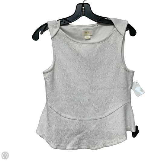 Top Sleeveless By Maeve In White, Size: S