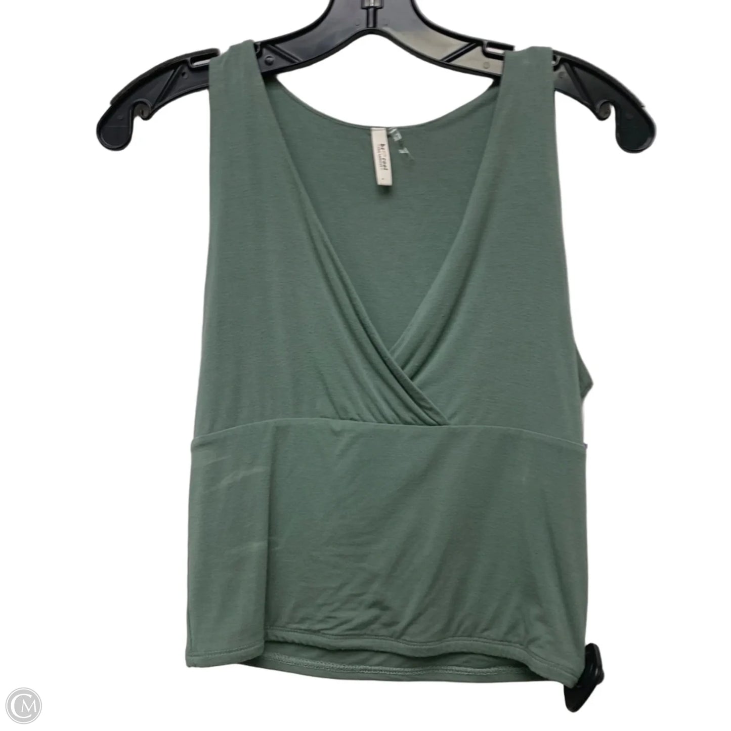 Top Sleeveless By Be Cool In Green, Size: L