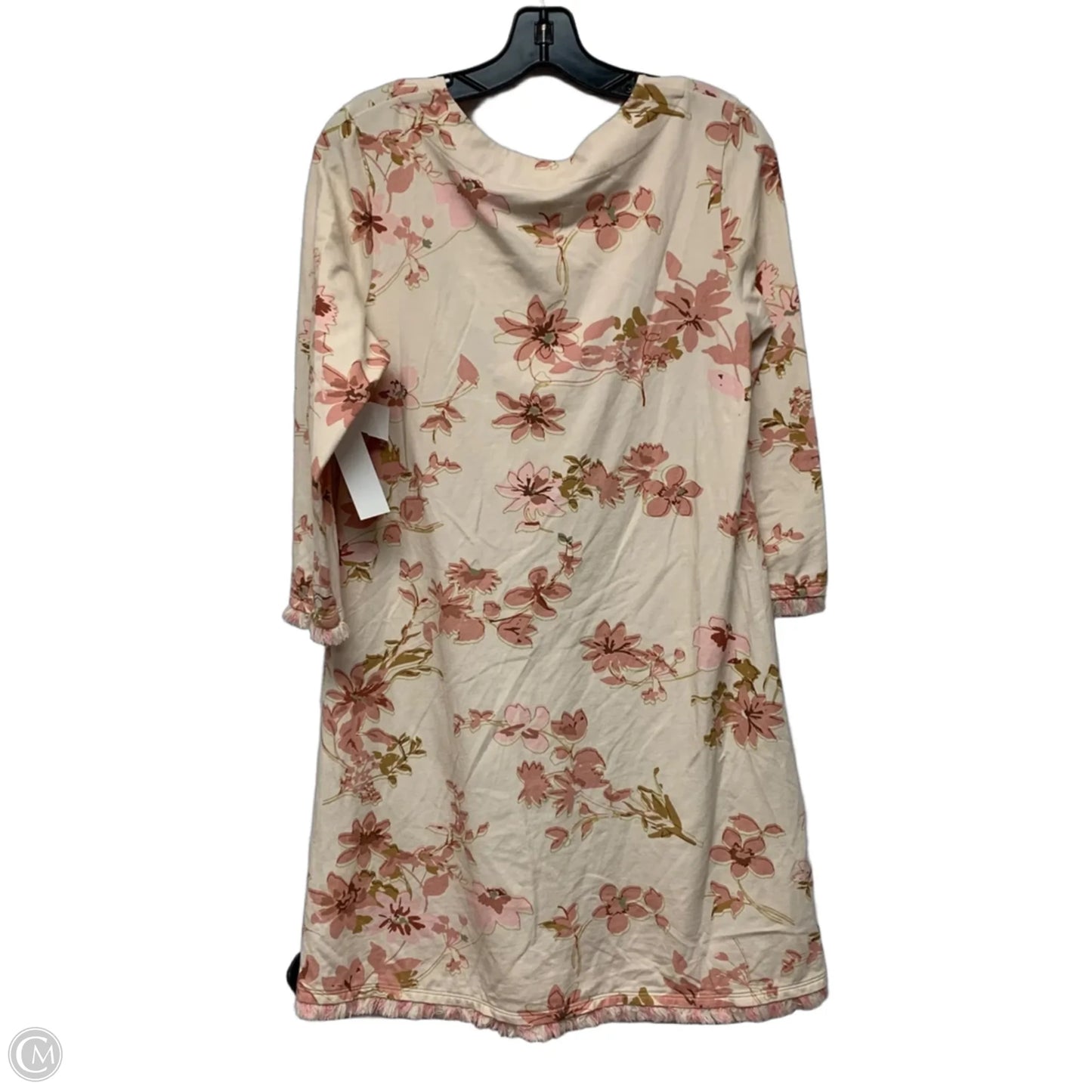 Dress Designer By Spartina In Cream & Pink, Size: M