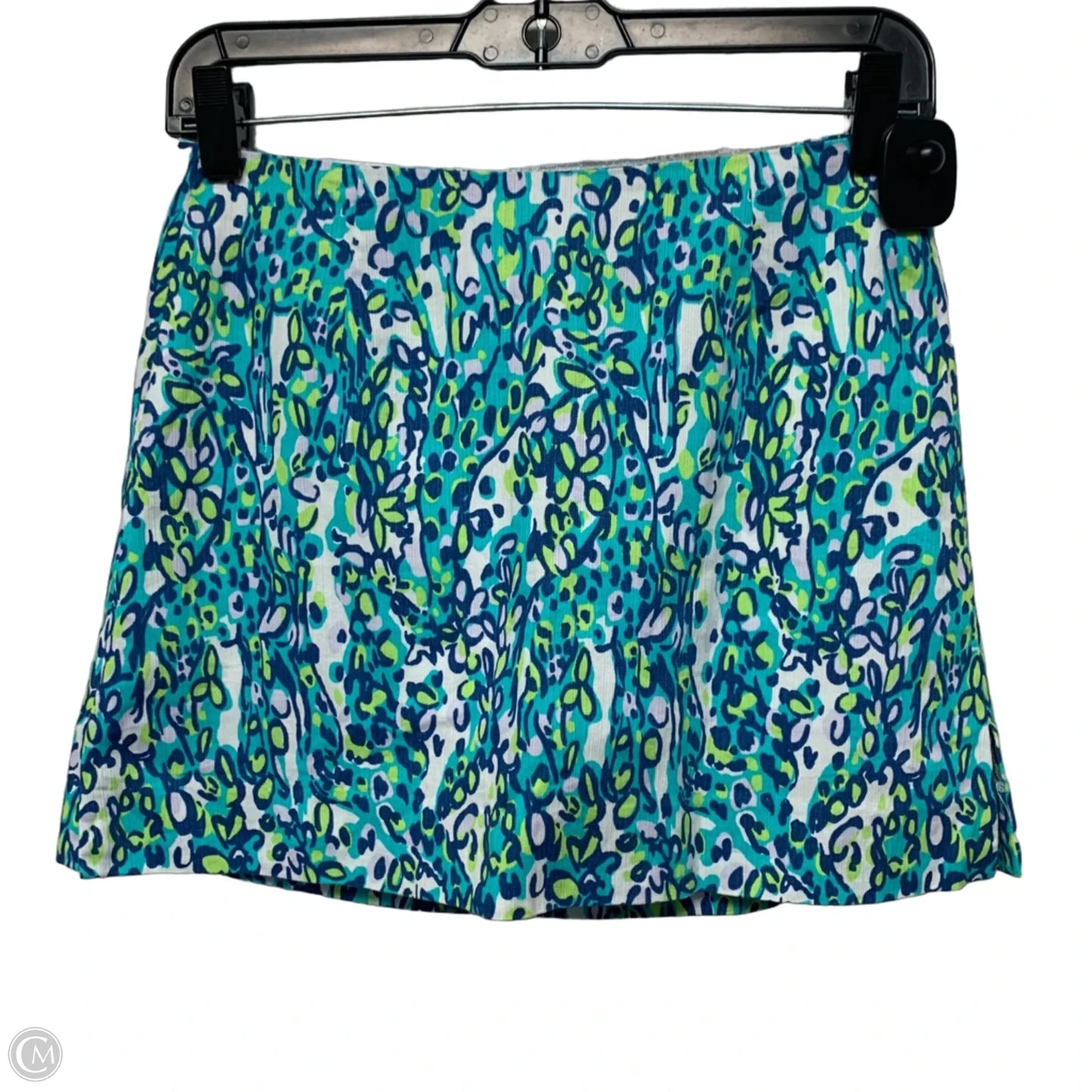 Skort Designer By Lilly Pulitzer In Blue & Green, Size: 0