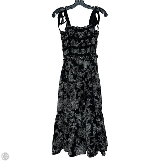 Dress Casual Midi By En Saison In Black & White, Size: S