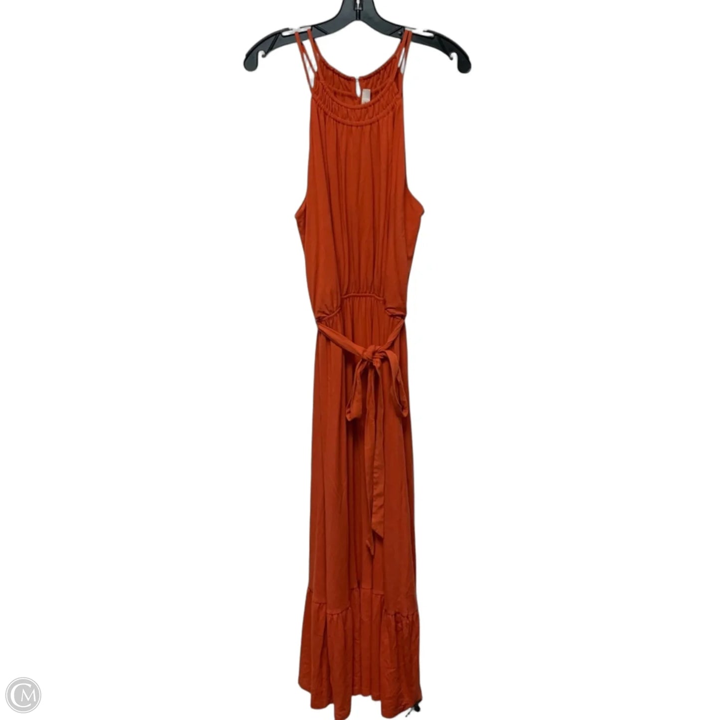 Dress Casual Maxi By Loft In Orange, Size: L