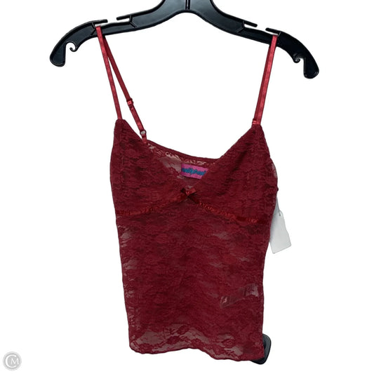Top Sleeveless By Edikted In Red, Size: S