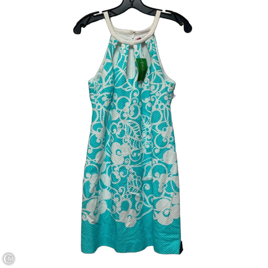 Dress Designer By Lilly Pulitzer In Blue & White, Size: S