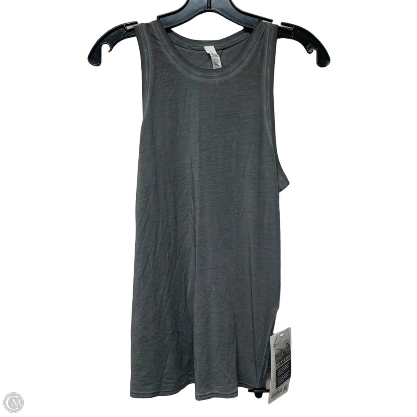 Athletic Tank Top By Lululemon In Grey, Size: S
