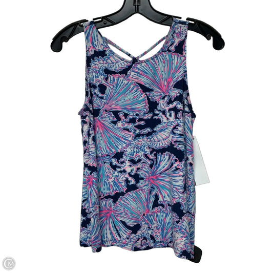 Top Sleeveless Designer By Lilly Pulitzer In Blue, Size: Xs