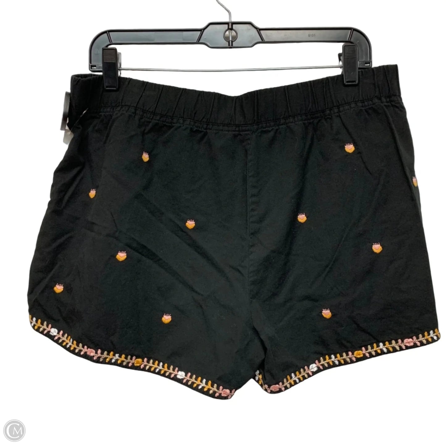 Shorts By Madewell In Black & Yellow, Size: L