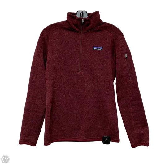 Sweatshirt Collar By Patagonia In Red, Size: S