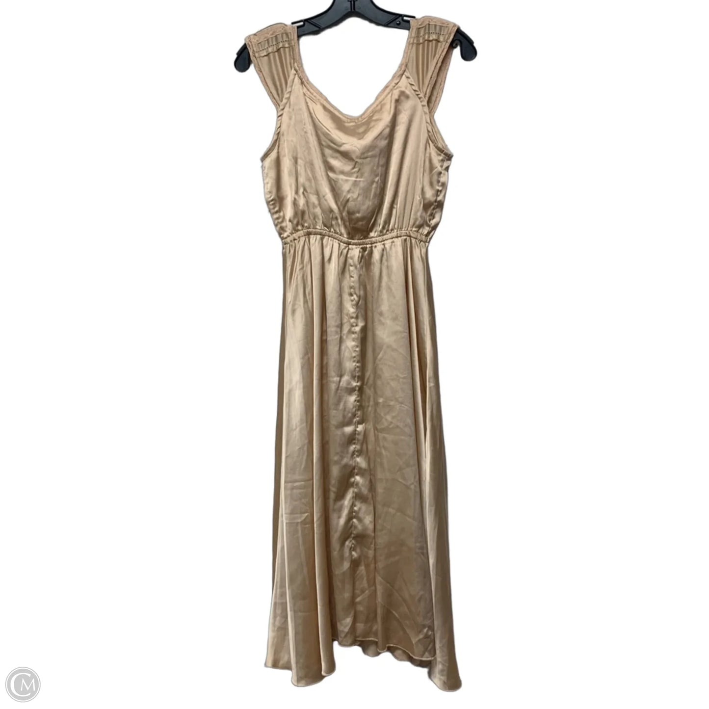 Dress Casual Midi By Anthropologie In Beige, Size: Xs