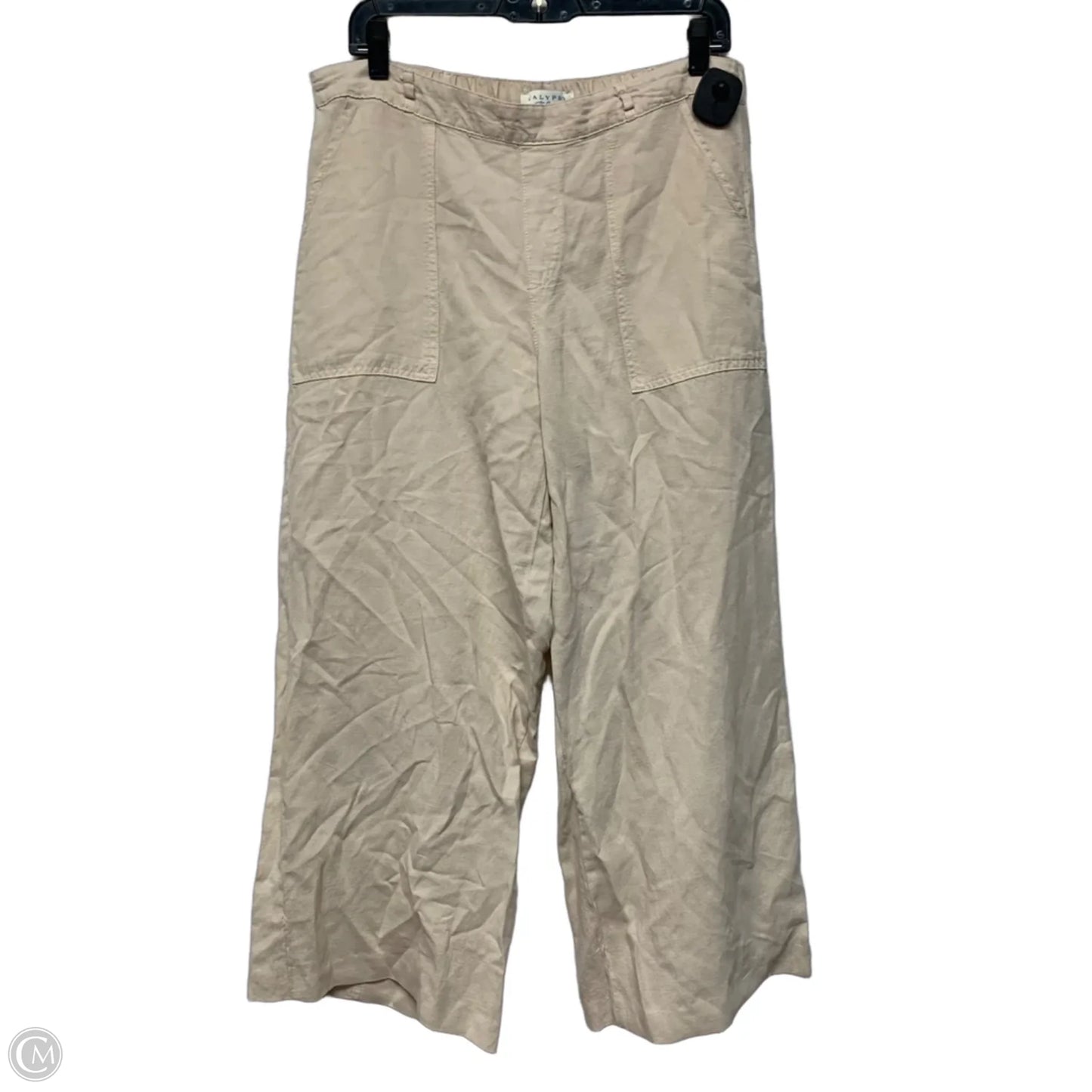 Pants Linen By Calypso St Barth In Cream, Size: L